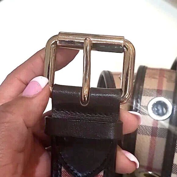 BURBERRY LEATHER BELT 100/40 with ORIGNAL BOX & DUST BAG - Picture 15 of 16